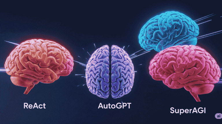 The Battle of AI Brains My Take on ReAct vs AutoGPT vs SuperAGI in 2025