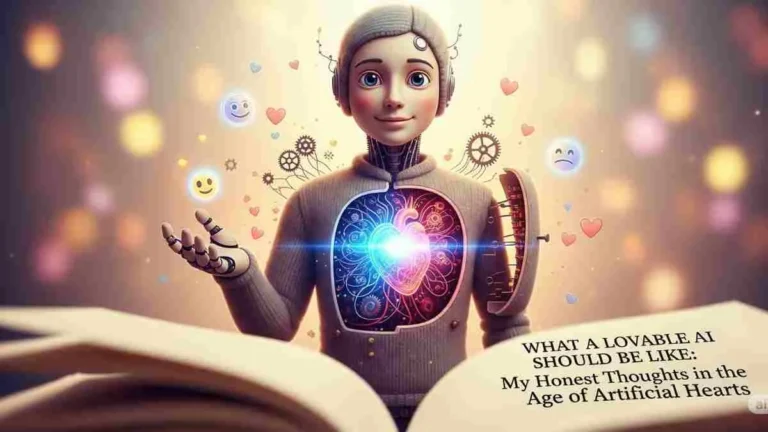 What a Lovable AI Should Be Like My Honest Thoughts in the Age of Artificial Hearts